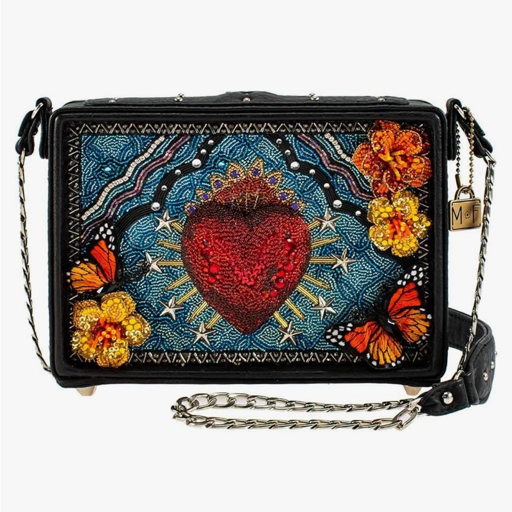 Mary Frances Beaded Crossbody Purse